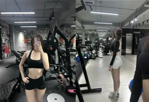Video sex some em gymer ướt át