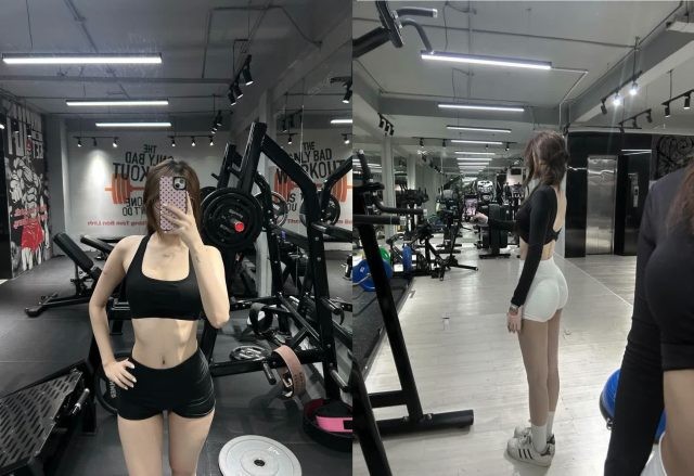 Video sex some em gymer ướt át